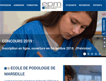 Tablet Screenshot of ecoledepodologie.com